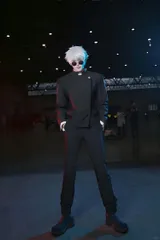 【新品未使用】呪術廻戦 五条悟 高専時代 コスプレ用 ウィッグ 白髪 2タイプ