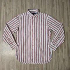 95 100) トミーヒルフィガー ストライプ 長袖 シャツ
