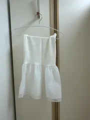 トップス フリル ビスチェ