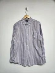 CHAPS by ralph lauren ストライプ コットン シャツ M - S216