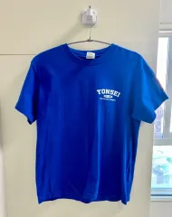 연세대학교 青い 半袖 Tシャツ S