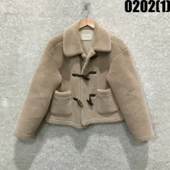 アイボリー ショート ダッフル コート m