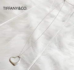 【美品】Tiffany & Co. オープンハート ネックレス シルバー 925
