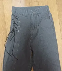 リボンデニム ズボン