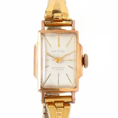 MOL25535 SEIKO セイコー 腕時計 手巻き 稼動品 ヴィンテージ ゴールド 白文字盤 17石 アナログ