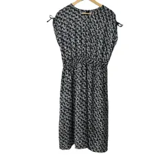 Leilian(レリアン) ワンピース サイズ13＋ S レディース美品  - 黒×ピンク×マルチ ノースリーブ/ロング