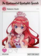 【中古】キャラカード 中野五月 SNS風クリアカード 「くじ引き堂 五等分の花嫁∽ オトナBirthdayくじ」 おまけキャンペーン景品