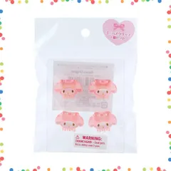 【在庫処分】マイメロディ マイメロちゃん ミニヘアクリップ4個セットオーロラ my melody サンリオ(SANRIO) キャラクター 420697