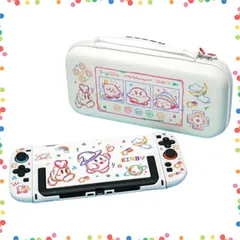 【特価セール】防塵防汚防水 耐衝撃 十枚収納可能 保護カバー スイッチ収納バック 大容量 旅行用 ドーディング収納バッグ防塵ベース OLED ゲーム機保護カバー (Switch2透明保護ケース) 2収納ケース カービィSwitch [YAYANA]