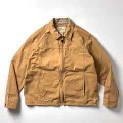 L.L.Bean エルエルビーン ダックジャケット スイングトップ カバーオール ワークジャケット XL ブラウン 茶色 ヘビーウェイト 厚手 フルジップ 襟付き ビッグシルエット アウトドア 90s USA古着