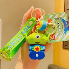 海外公式❣️トイストーリー リトルグリーンメン まばたきver キーホルダー ストラップ