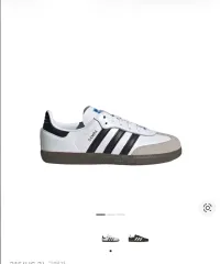 アディダス サンバ クラウドホワイト 白黒 215