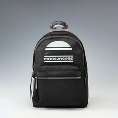【希少】MARC JACOBS マークジェイコブス ミニ リュック 黒 ナイロン×レザー デイパック サンセット トレックパック ラバー