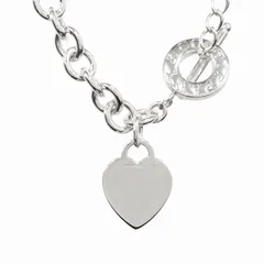 新品仕上げ済 新同 極美品 ティファニー TIFFANY & CO. リターントゥ ハートタグ ネックレス アクセサリー ジュエリー Tバー マンテル SV925 レディース メンズ ユニセックス ◆11