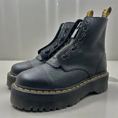 極美品 ドクターマーチン ジャングルブーツ 24 センタージップ 厚底 ブラック