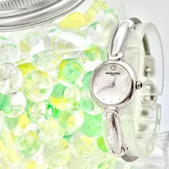 【新品電池】marie claire マリクレール レディース 腕時計 シルバー バングルのサムネイル
