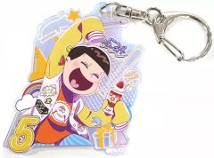 [중고] 키홀더 토시마츠 오로라 아크릴 키홀더 [오소마츠씨의 WEB 복권 제18탄 [SUGAR POP BIRTHDAY!]] E상