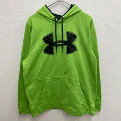 UNDER ARMOUR パーカー ビッグロゴ ライトイエロー【メンズM】
