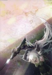[중고] 클리어 포스터 A3 클리어 포스터 A2 [이치 반 쿠지 NieR : Automata Ver1.1a - 인류에게 영광이 -] F상