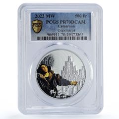 1973年ドイツニコラウス・コペルニクス生誕500年5マルク銀貨 PCGS認証
