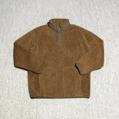 L UNIQLO x 白マウンテニアリング ヘンリーネック フリース プルオーバー