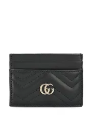 GUCCI GGマーモント レザー カードケース 送料無料