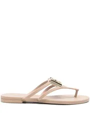 DOLCE & GABBANA DG LOGO THONG SANDALS 送料無料