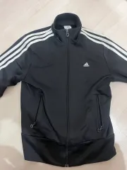 アディダス 3本線 ジャージ トラックジャージ ブラック