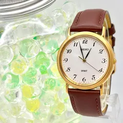 【新品電池】SEIKO セイコー SPIRIT スピリット メンズ 腕時計 ゴールド 5E21-6000 420548