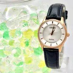 【稼働】CITIZEN シチズン レディース 腕時計 ソーラー ローズゴールド E031-S103754 891050204 新品ベルト