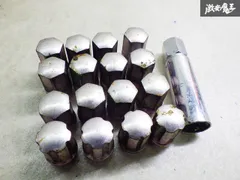 【破損なし！】CRUIZE クルーズ ロックナット 鍛造ナット 専用ソケット付 4穴 16個 1台分 M12 P1.25 ホイールナット FORGED 棚2Z7