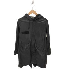 HARE ハレ リメイク 袖レザー モッズコート カーキ riri TALON - メルカリ