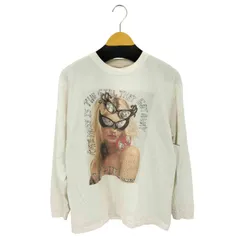 ユーズドフルギ USED古着 フロントプリント ロングスリーブ Tシャツ カットソー メンズ  XL