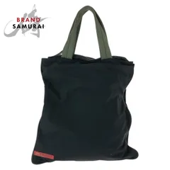 PRADA プラダ プラダスポーツ ブラック 黒 シルバー金具 ナイロン トートバッグ ハンドバッグ レディース 505418【中古】