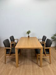 T8499☆美品☆ナガノインテリア☆ウォールナット☆ダイニング5点セット T8499☆美品☆ナガノインテリア☆ウォールナット☆ダイニング5点セット