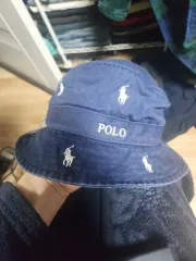 ポロ ラルフローレン ネイビー バケットハット XL