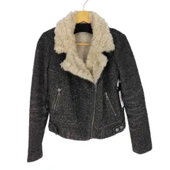 ザラ ZARA 裏ボア ライダース ヘリンボーン Trafaluc Jacket トラフィックジャケット レディース import：M 