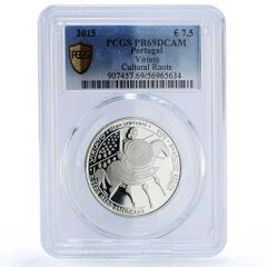 1915年 イタリア クァドリガ 2リレ 銀貨 PCG MS64 エマヌエレ3世