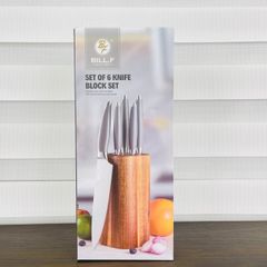 包丁セット ステンレス ＢＩＬＬ．Ｆ 5本セット walnut wood 未使用品！BILL.F ナイフブロック6点セット アカシア製ブロック - メルカリ