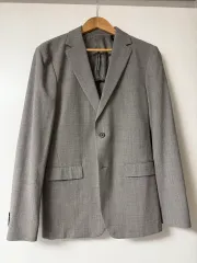 アメリカ版 セオリー CLEAN シアサッカー ウール ブレーザー Bark 40R