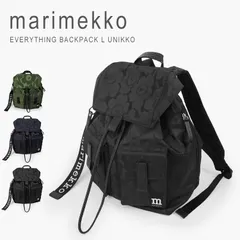 新品未使用 マリメッコ リュック ウニッコ レディース おしゃれ 大人 ナイロン 可愛い リュックサック ブランド A4 バックパック デイパック エブリシング バックパック marimekko Everything Backpack L Unikko