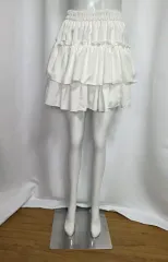 白ティアードミニスカート ONE