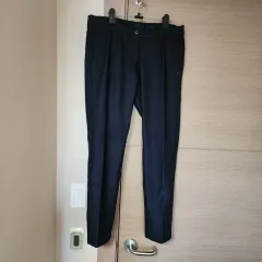 プーマゴルフ ネイビー 起毛パンツ XL (30)