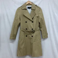 アーバンリサーチ 18SS ペルビアンピマトレンチコート ベルト付き ベーシックデザイン ベージュ 36 S