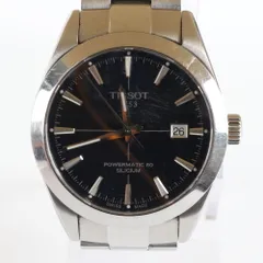 美品 TISSOT ティソ ジェントルマン パワーマティック 80 デイト T127407A 腕時計 シルバー ブランド メンズ REM DK2-1【中古】