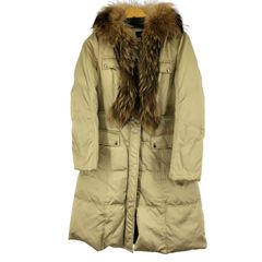 エポカ EPOCA 40 M 光沢ベージュ ファー付きロングダウンコート EPOCA エポカ ダウンジャケット ファー取り外し可能 サイズ40 【公式通販】