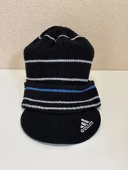 adidas（アディダス）つば付きニット帽　中古　【クーポン利用で、10%OFF＜割引上限500円＞】
