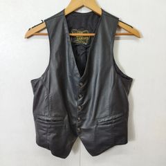 極美品 Vanson レザーベスト 38 ブラック TALONジップ メンズ - メルカリ