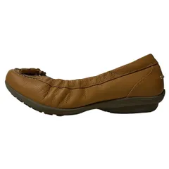 pedala(ペダラ) フラットシューズ 23EE レディース - オレンジ タッセル レザー