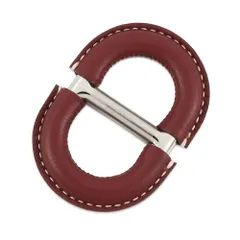 エルメス スカーフリング カレ70  シェーヌ・ダンクル・セリエ ルージュアッシュ/スイフト ゴールド金具 アクセサリー